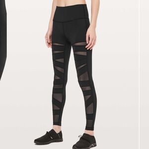 Lululemon Wunder Under Pant (High-Rise) Tech Mesh 28”